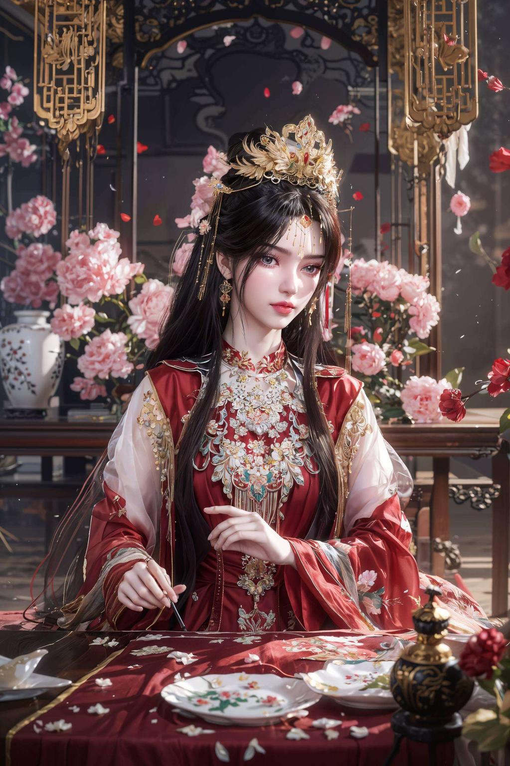 灵动眼神飘逸衣袂