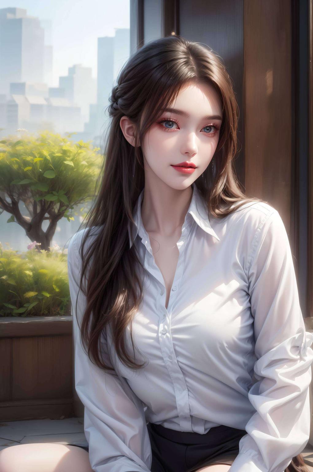 今天给大家带来一款超级梦幻的紫色动漫壁纸！高清的画质让李慕婉这款角色仿佛跃然纸上
