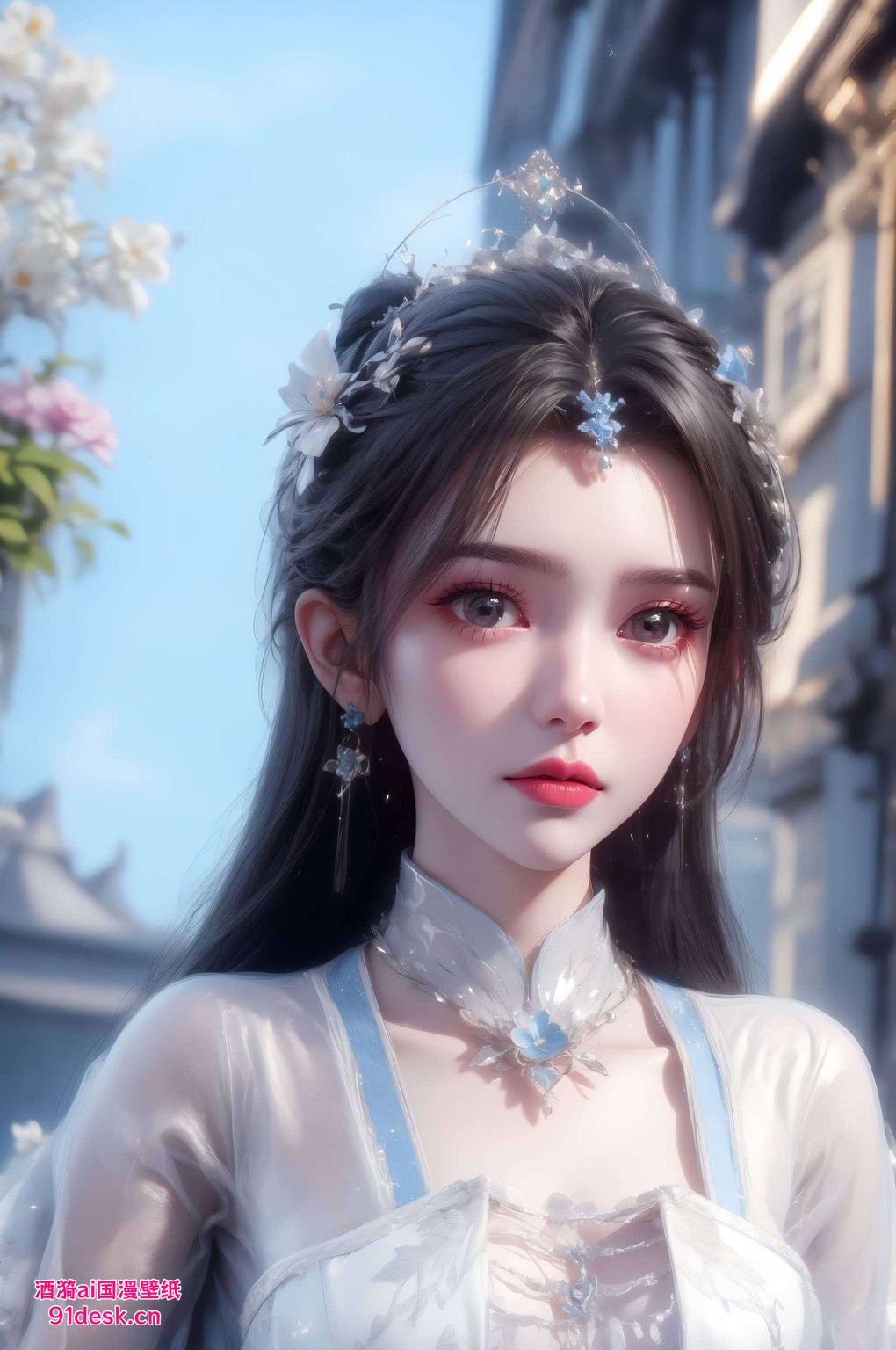 今天给大家带来一款清新又养眼的手机动画壁纸！绝版李慕婉