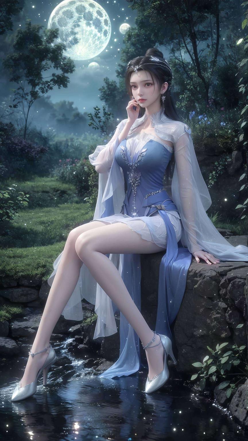 李慕婉优雅的身姿美得让人心动