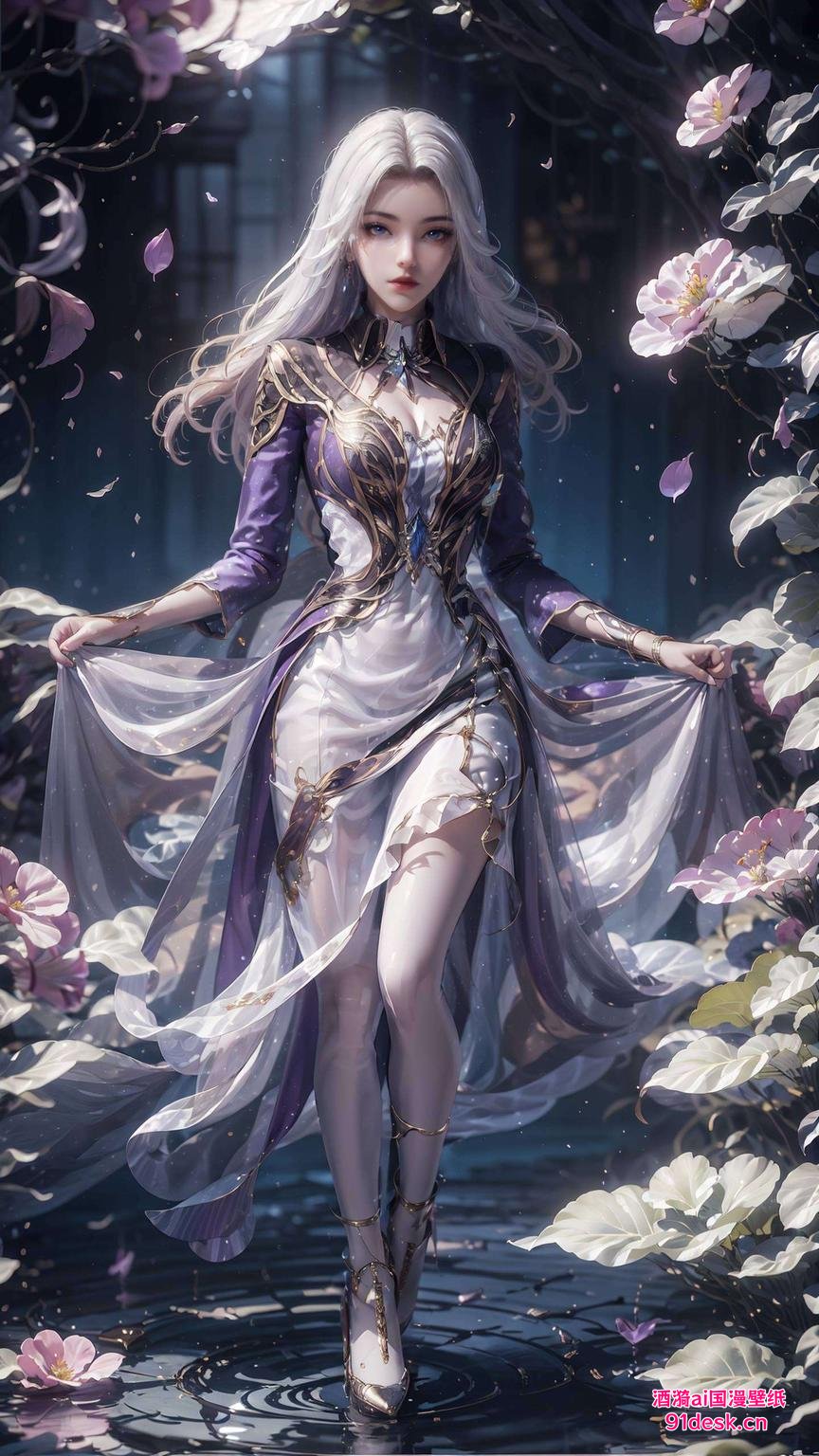 国漫女神凌落宸带你感受AI绘制之美！💖✨