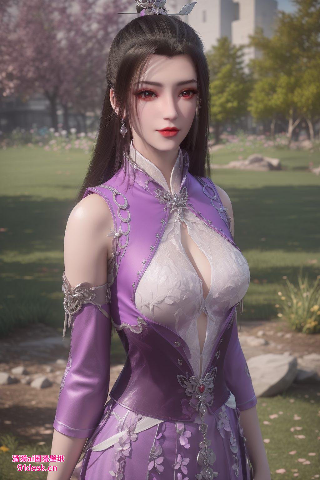 电脑桌面如画境色彩斑斓