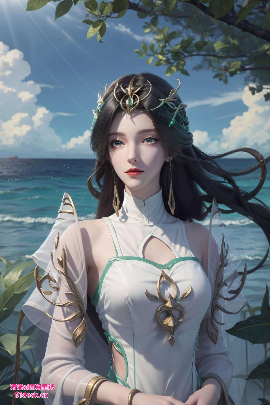 看这美女壁纸柳神的可爱版就像是你的平板上住进了一位温柔的小仙女