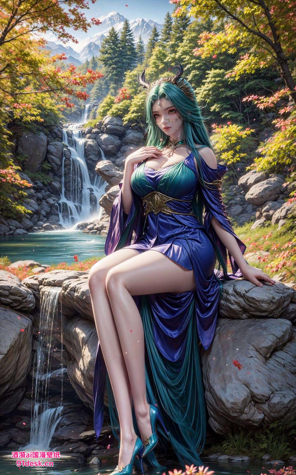 唯美风华斗破苍穹龙女建模惊艳！高清壁纸