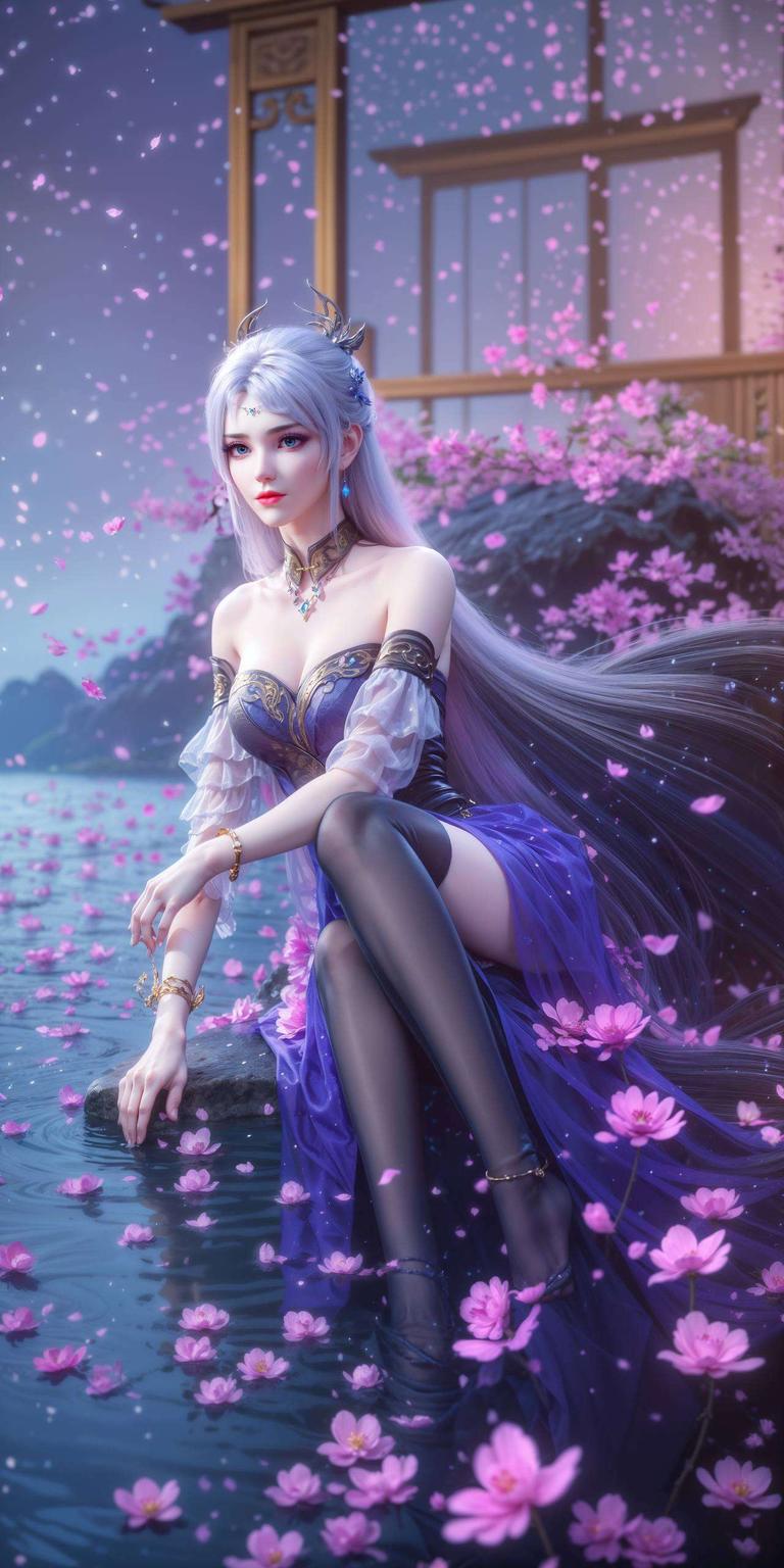 朋友们！今天给大家带来一款超赞的4K高清壁纸——洛璃新建模！细腻的画面