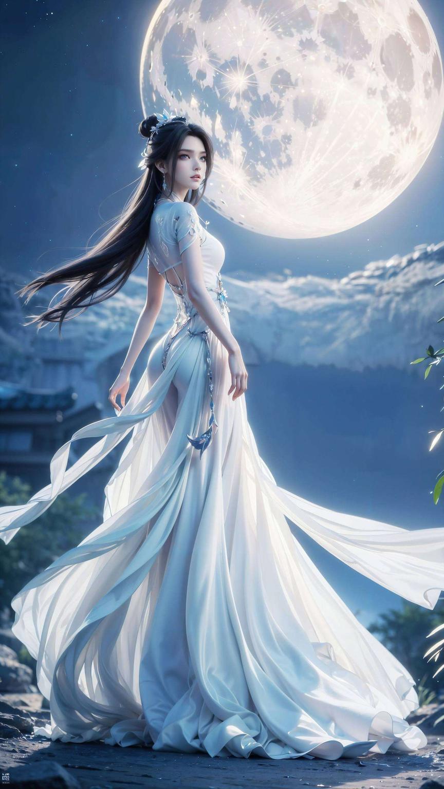 细腻画风展现古典美清新脱俗