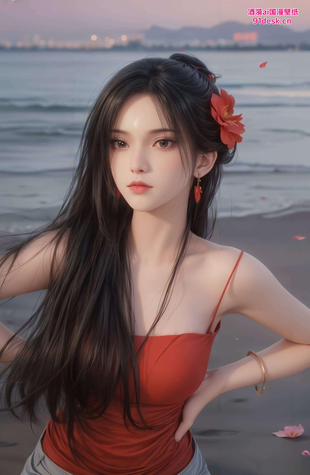 高清壁纸展现其清冷气质清新视野