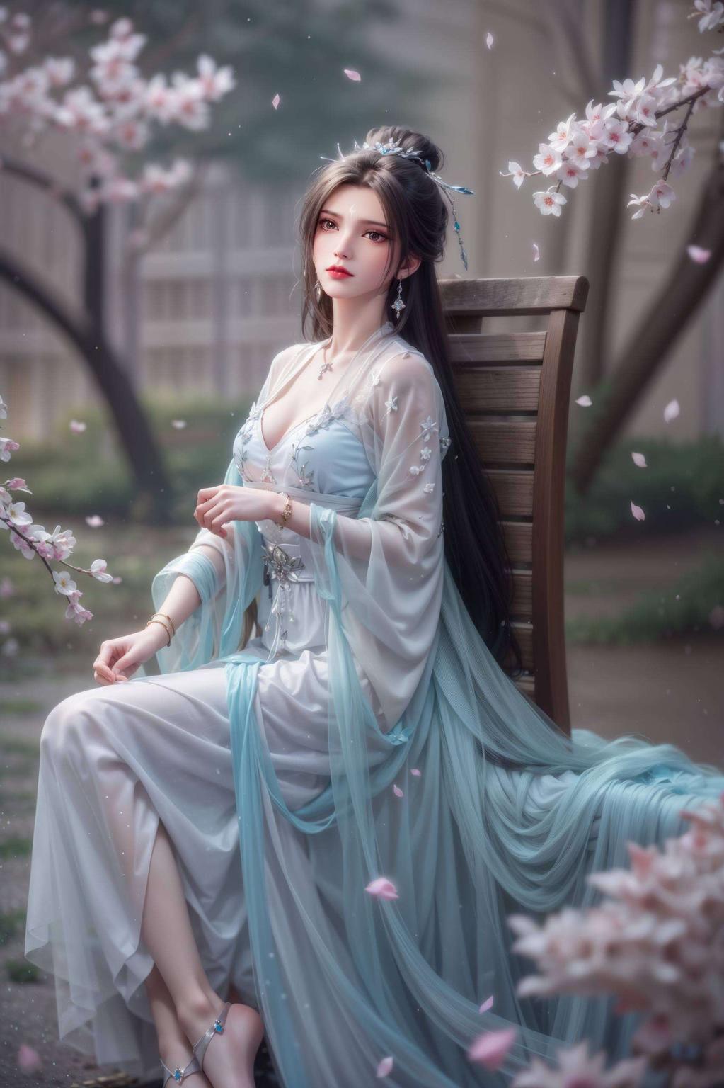 尽显诛仙之美清冷如霜