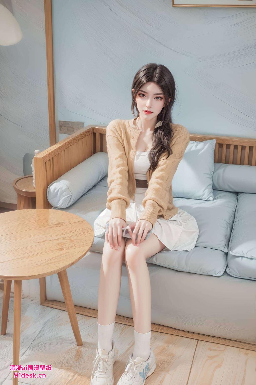 将iPad上的斗破苍穹美杜莎横屏形象完美呈现蛇发飘逸