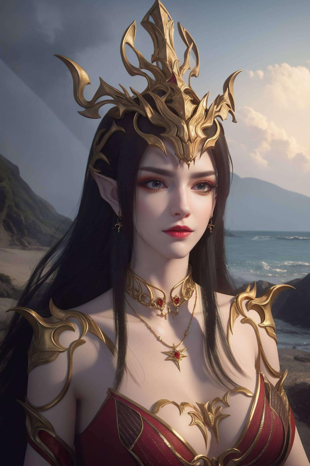 绝对让你眼前一亮！看这美杜莎扭腰图片蛇发飘逸