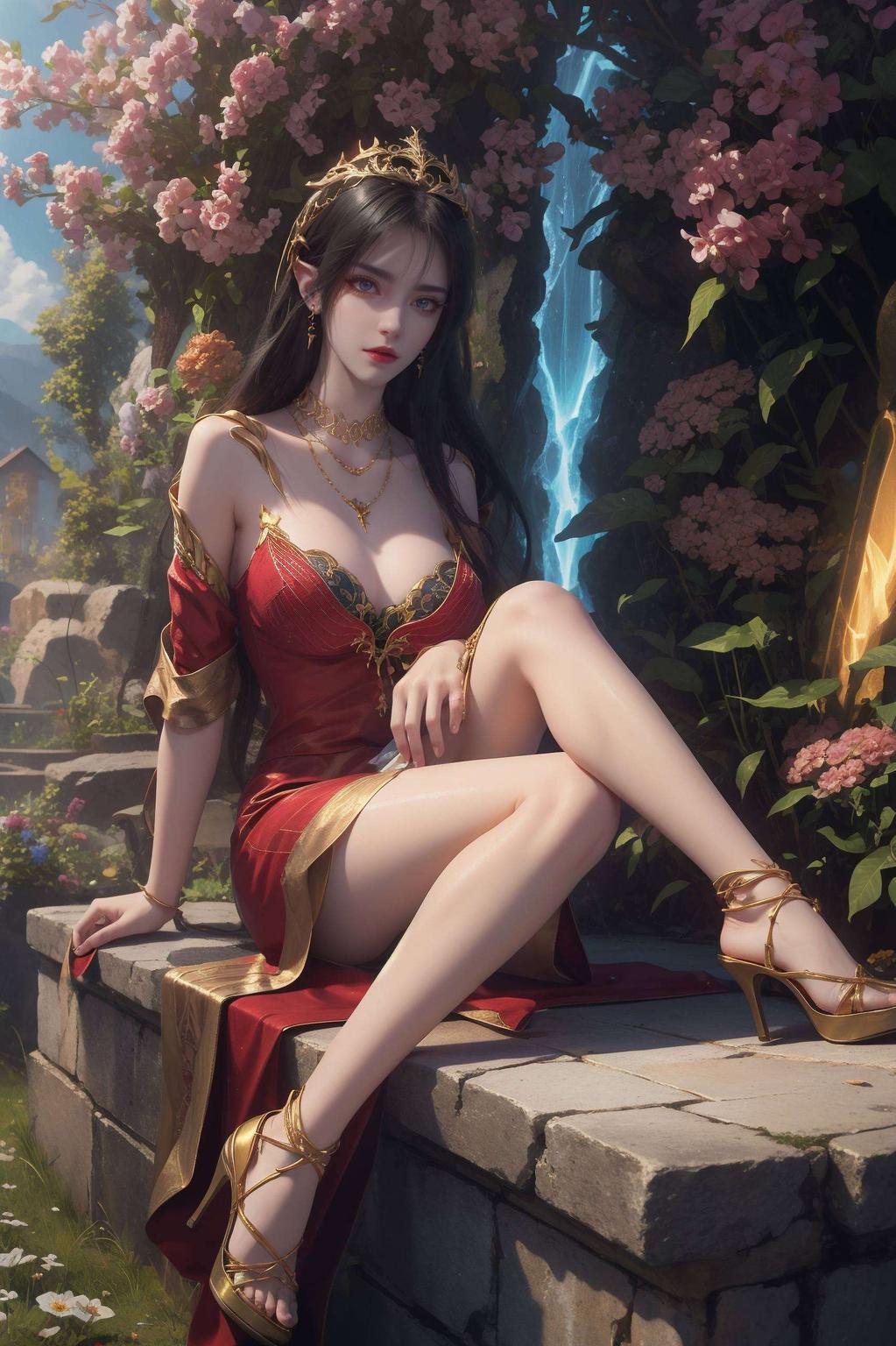 身披火焰眼神犀利