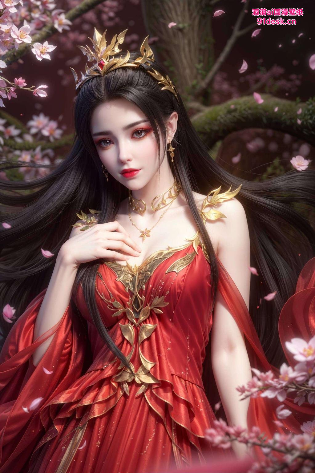 这款超精致古风漫画壁纸美杜莎女王霸气侧漏！高清细腻