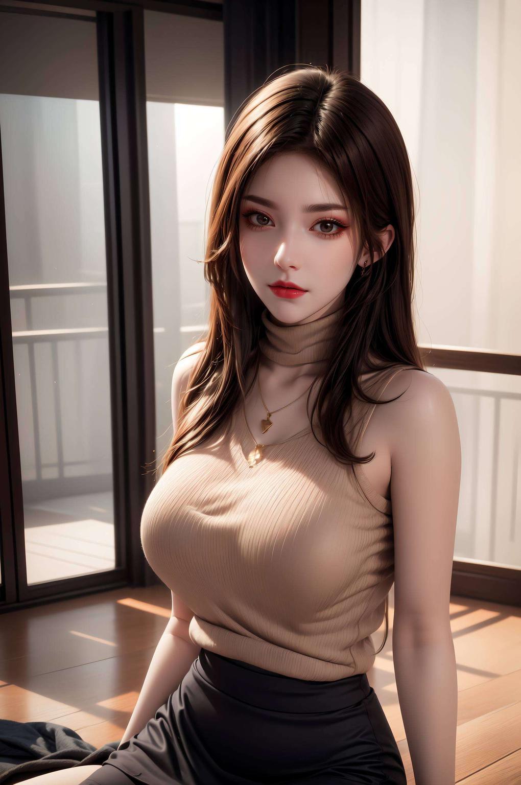 这款超清晰完美像素的唯美手机壁纸美杜莎的红衣造型简直霸气侧漏！高清画质