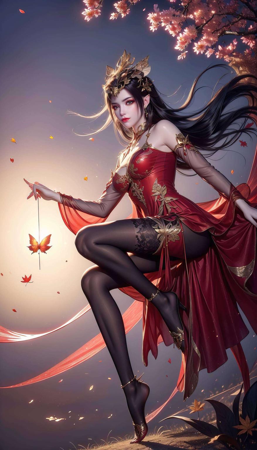 融合了《斗破苍穹》中美杜莎的现代形象神秘蛇发女神与清新粉色调的完美结合