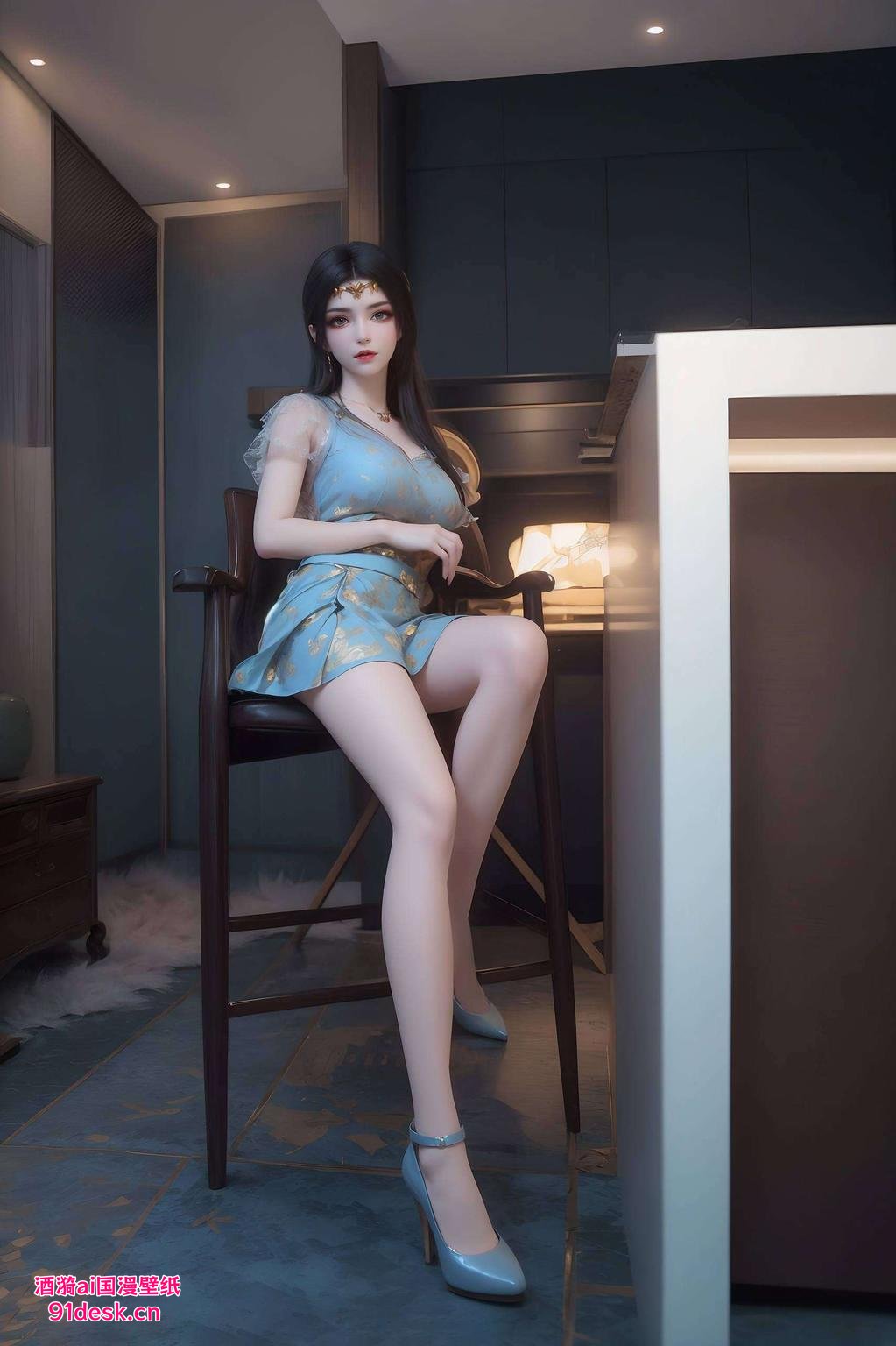 让你的手机瞬间变身艺术画廊带你领略神秘蛇发女妖的魅力！高清画质