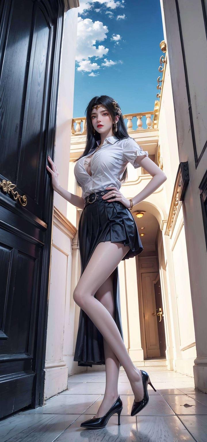 一触即发！神秘蛇发女神