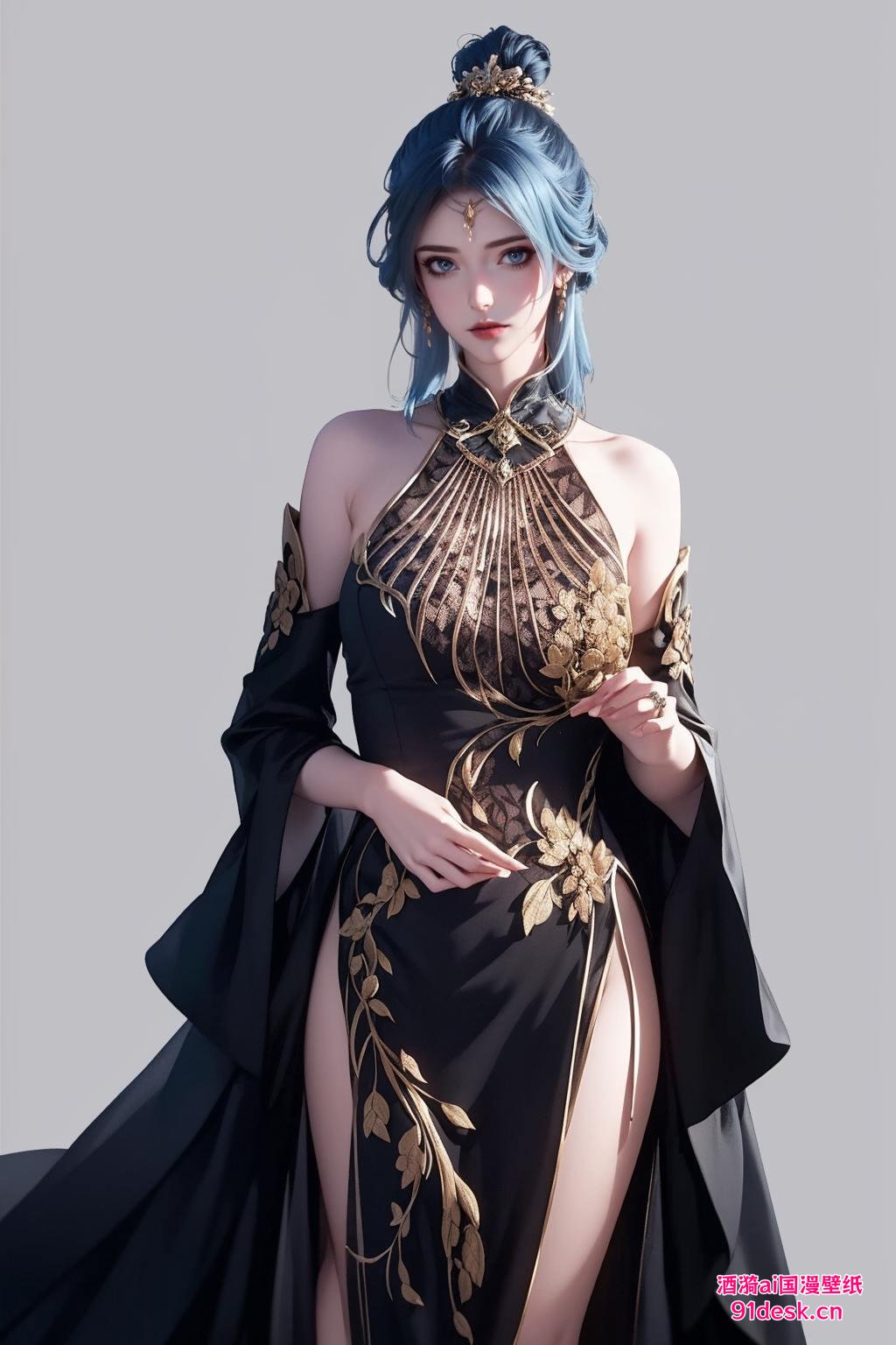 大家好！今天给大家带来一款超美的卡通壁纸——完美世界魔女主题简洁线条与鲜明色彩完美结合
