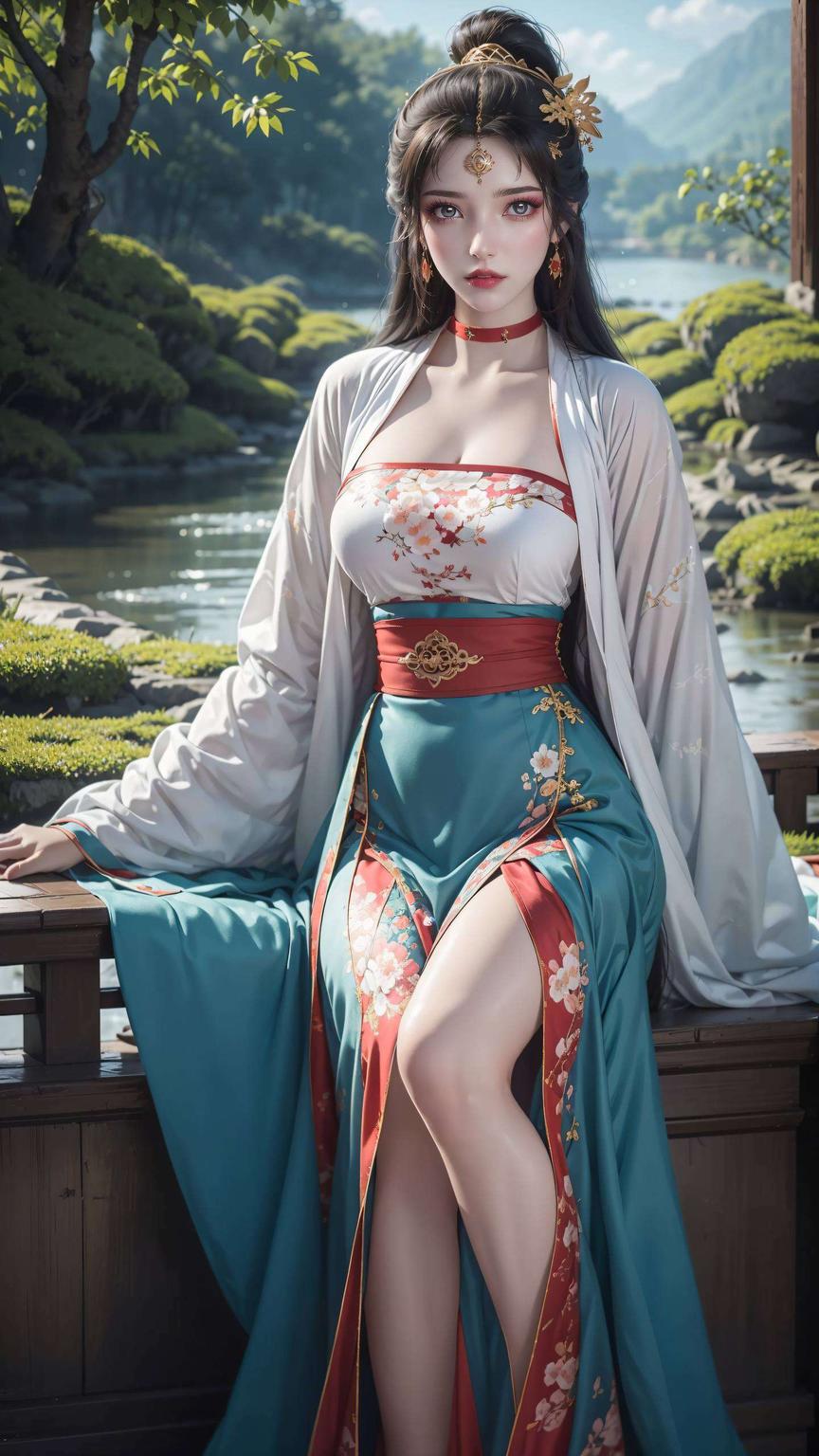 墨云飘渺高清壁纸来啦！这款手绘可爱风竖屏壁纸