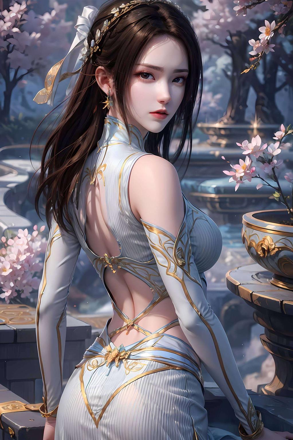 犹如冬日里的冰美人炫彩壁纸免费领！高清画质