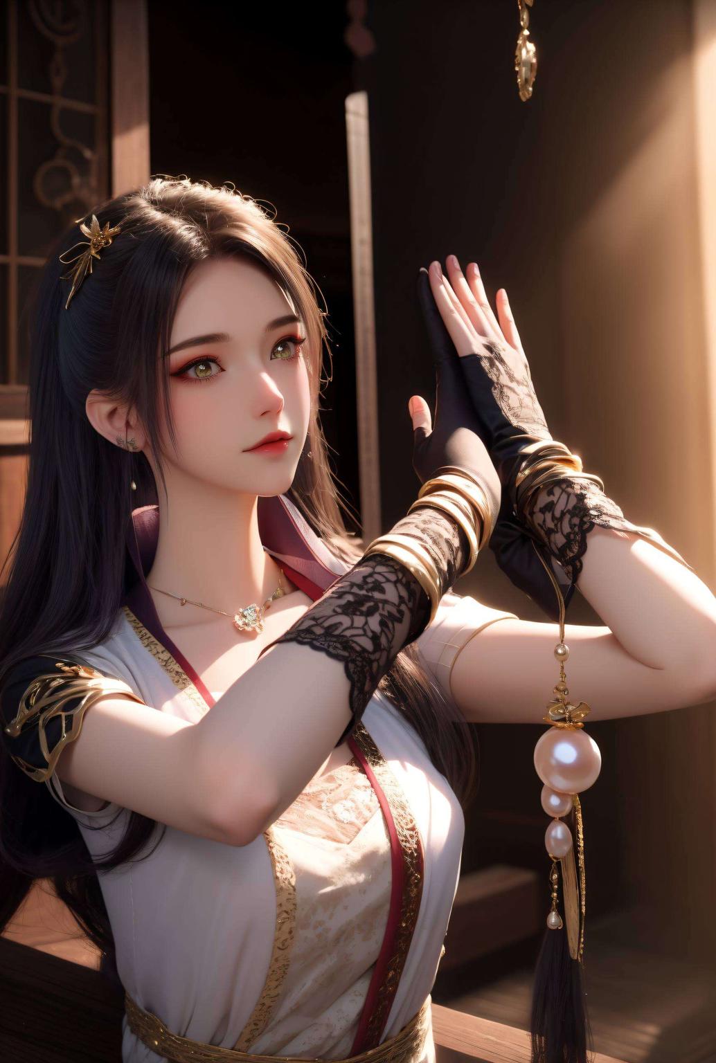 粉色梦境与绿色像素的完美交融每一像素都是浪漫与科技的结晶