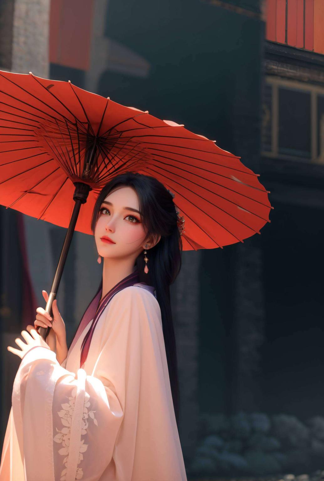 满满的国漫画风仿佛置身仙境