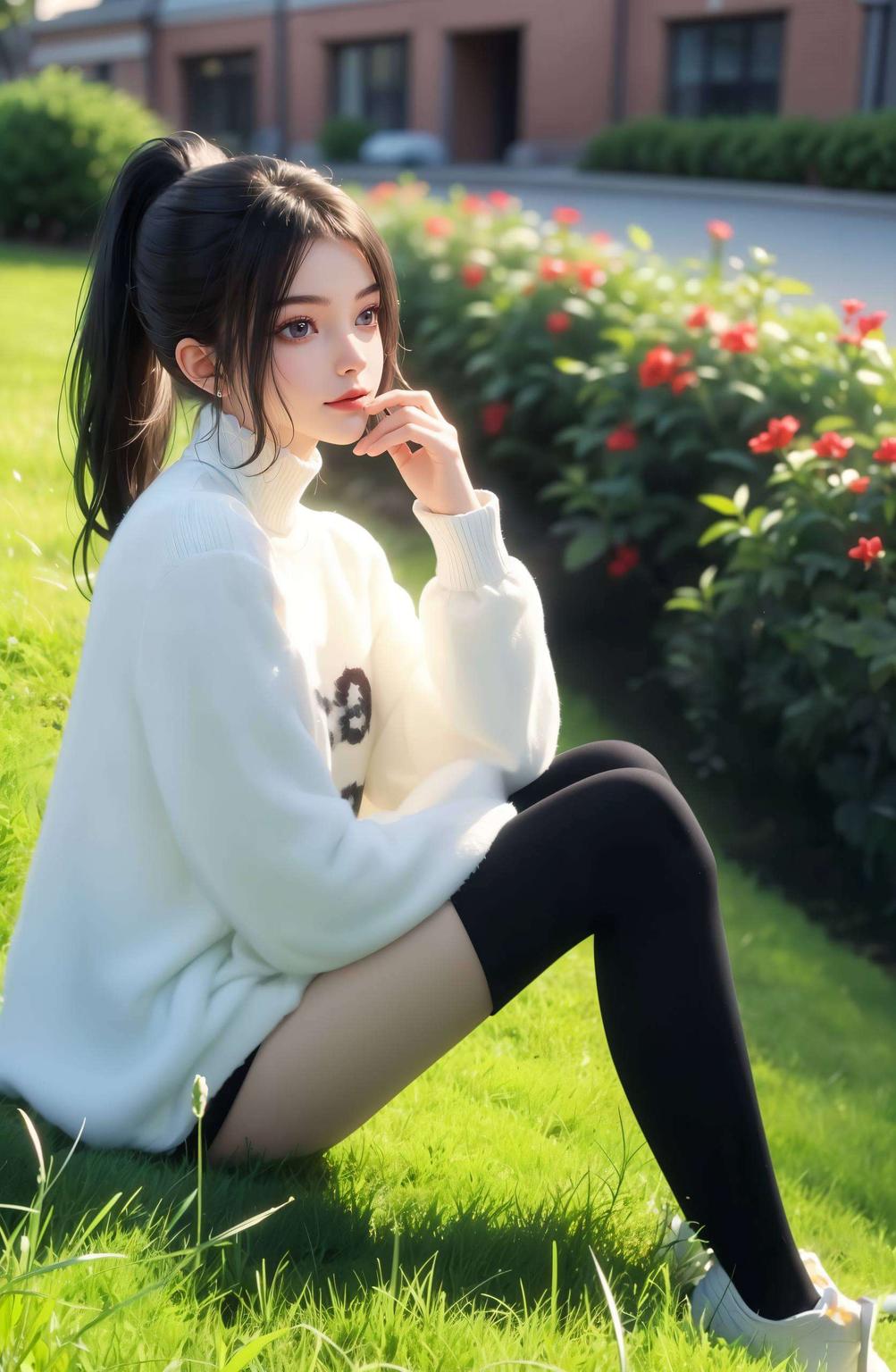 绿意盎然宁姚高清壁纸