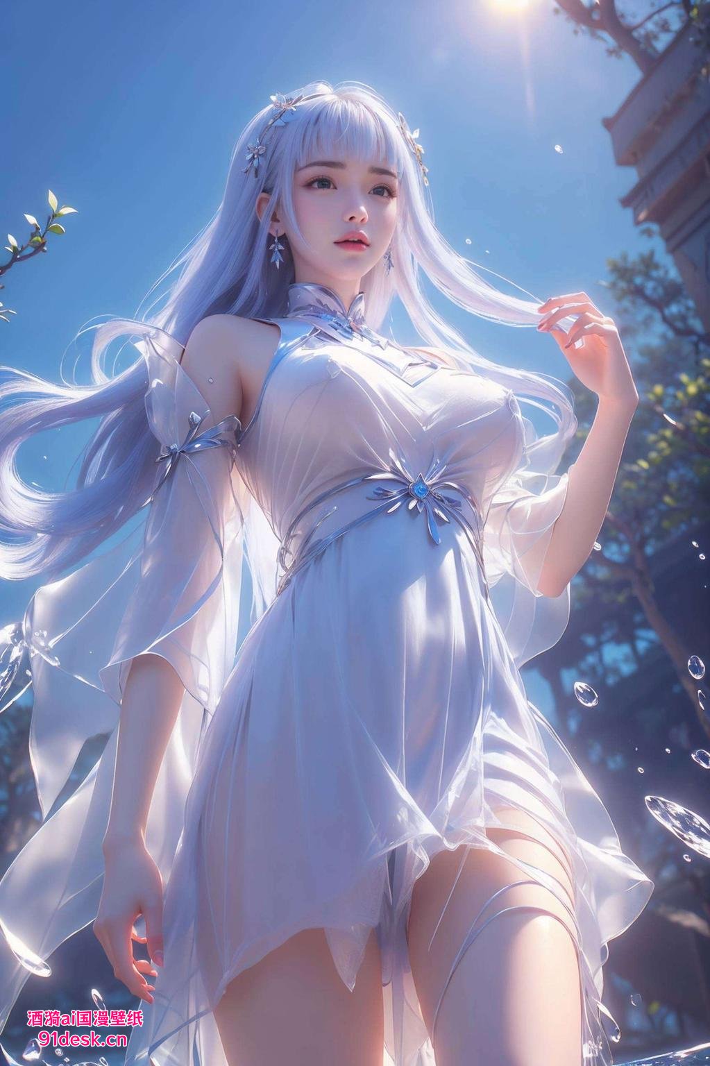 ins风手机背景皮改誉宁雨蝶翩翩舞