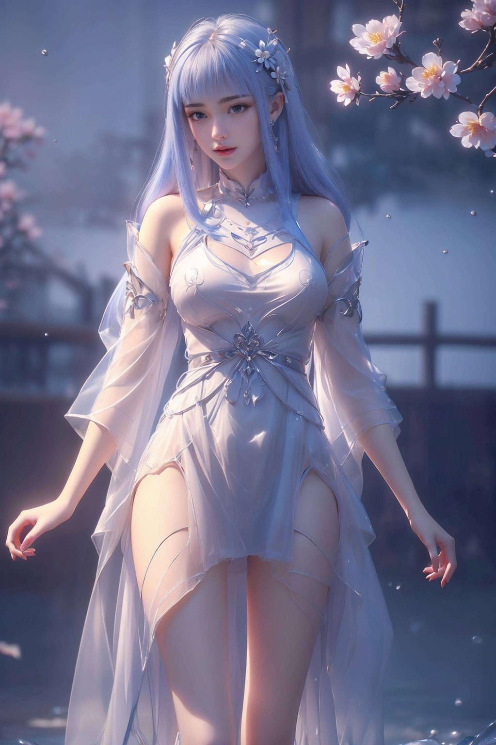 宁雨蝶翩翩舞高清壁纸红如画