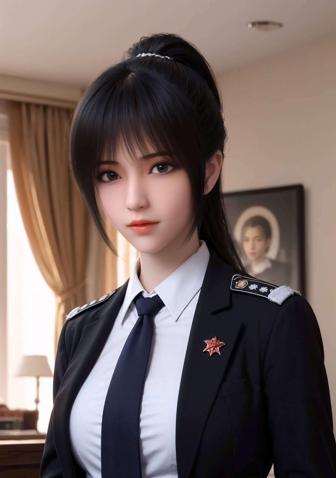 不仅高清护眼这款特别定制的雄兵连女警琪琳电脑壁纸