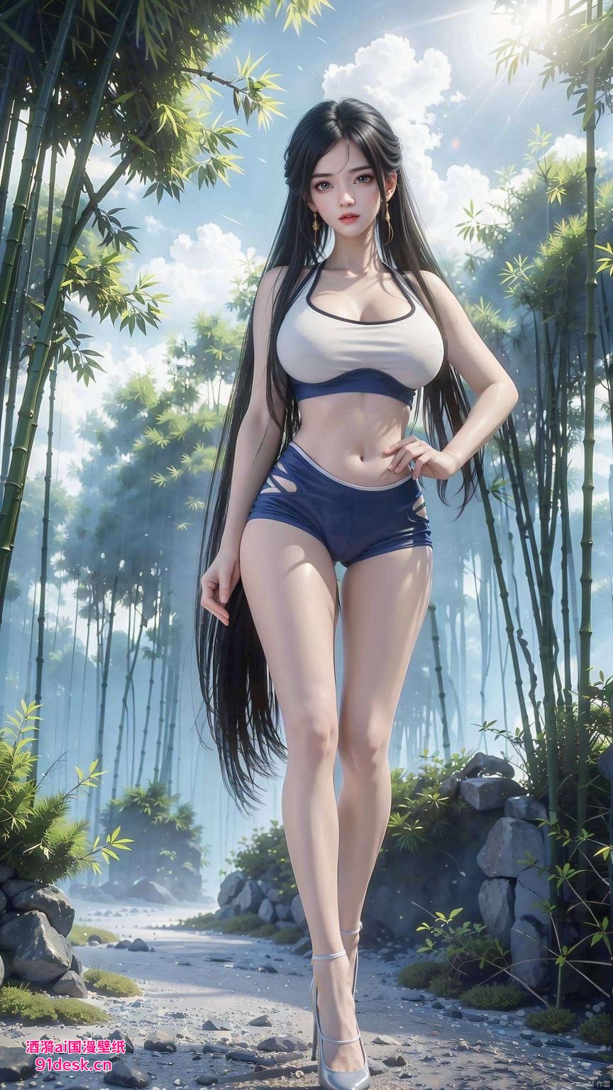 清漪害羞回头看高清壁纸映粉红