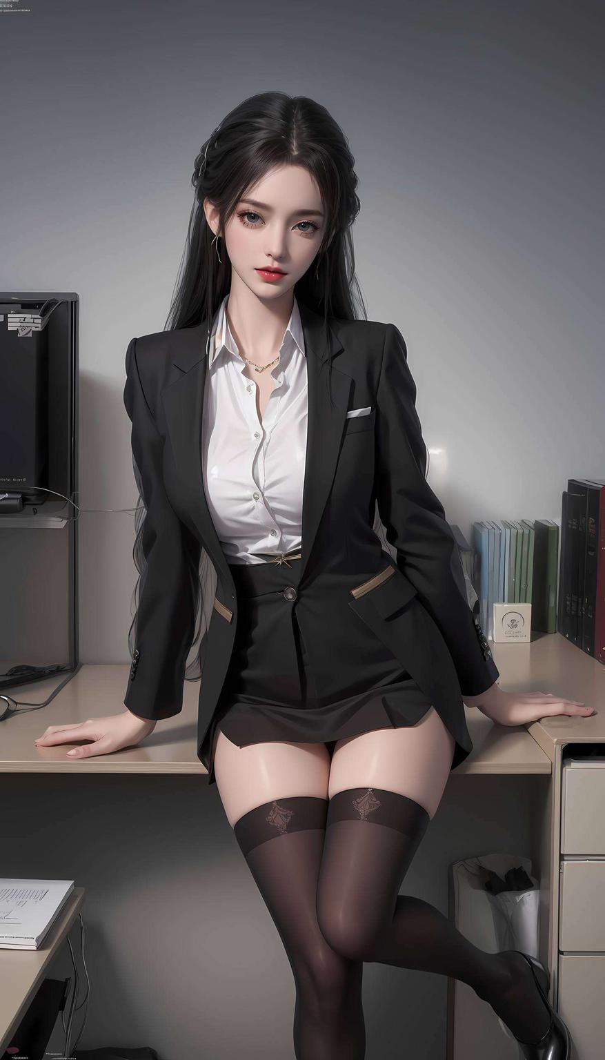 可爱的角色淡雅的色调