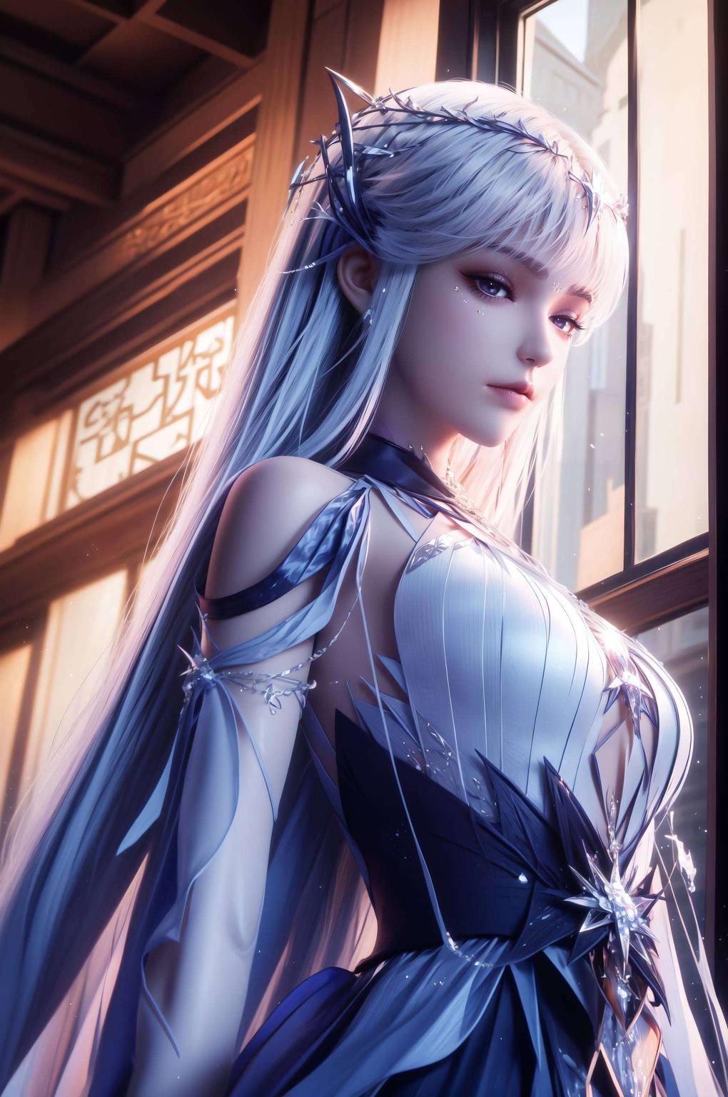 完美诠释了圣采儿的柔美与哀愁唯美色彩