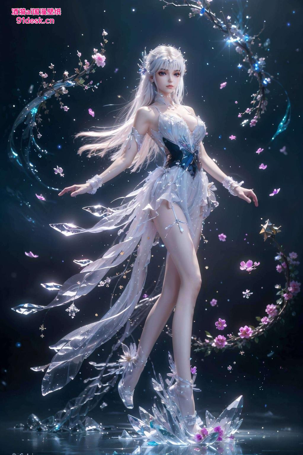 感受梦幻般的视觉盛宴！圣采儿全屏壁纸