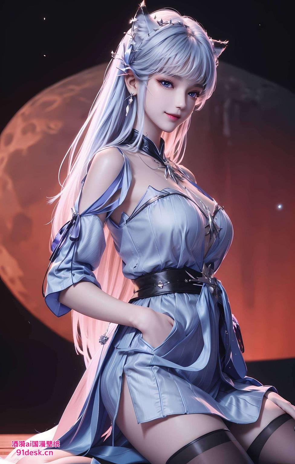 这款国漫圣采儿壁纸嘿