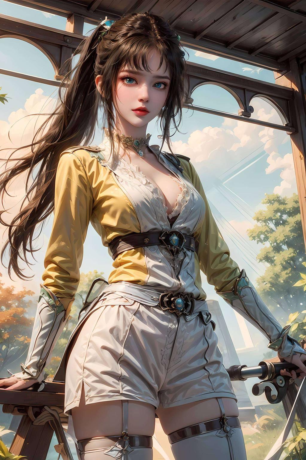 司空千落闭眼沉思如诗如画