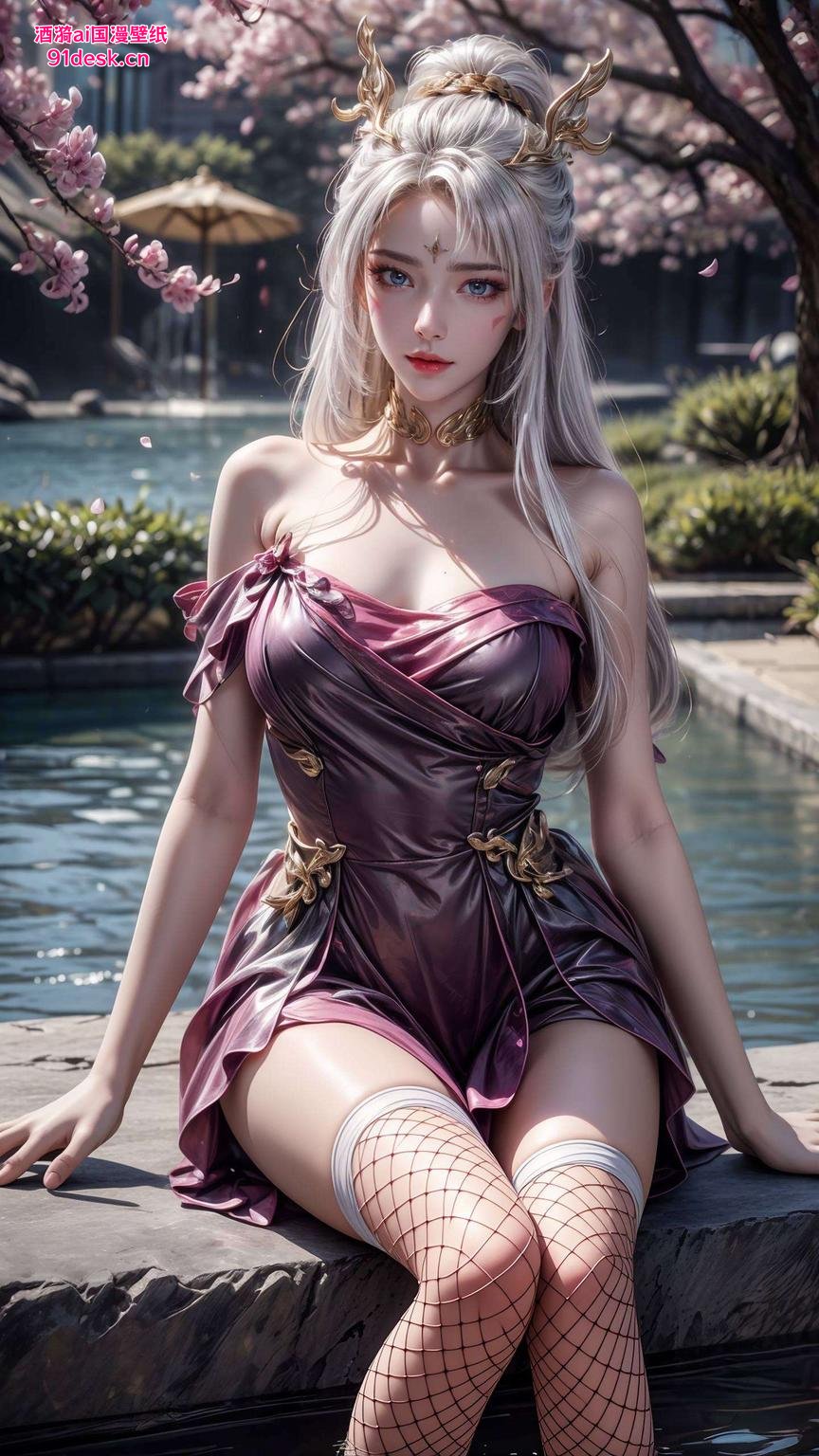 简直是视觉盛宴！细腻的毛发、灵动的眼神这款天狐仙子4k高清壁纸