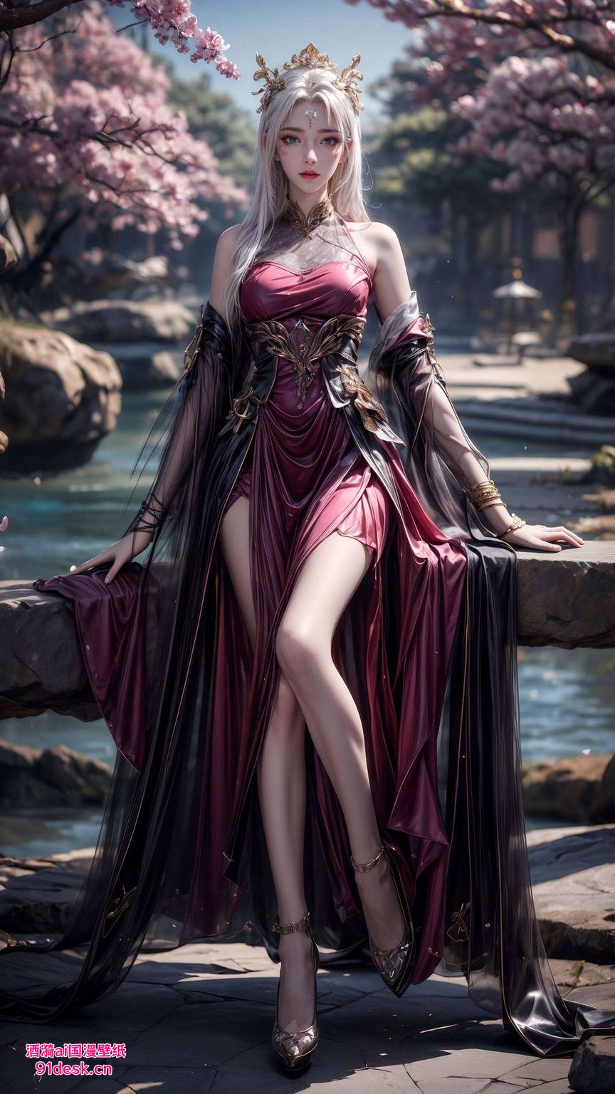 免费下载哦！快来看看这飘逸的狐尾和深邃的眼神每一张都像是从仙境中飘落的仙子画卷