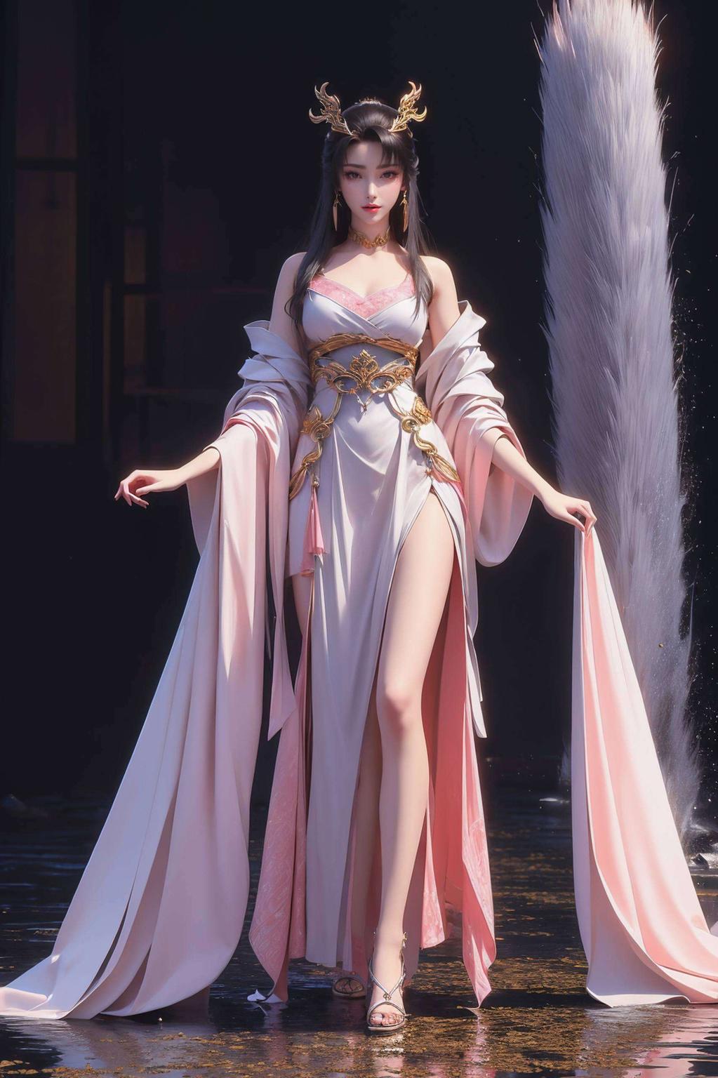 细腻的画面仿佛能感受到仙子的灵动与神秘