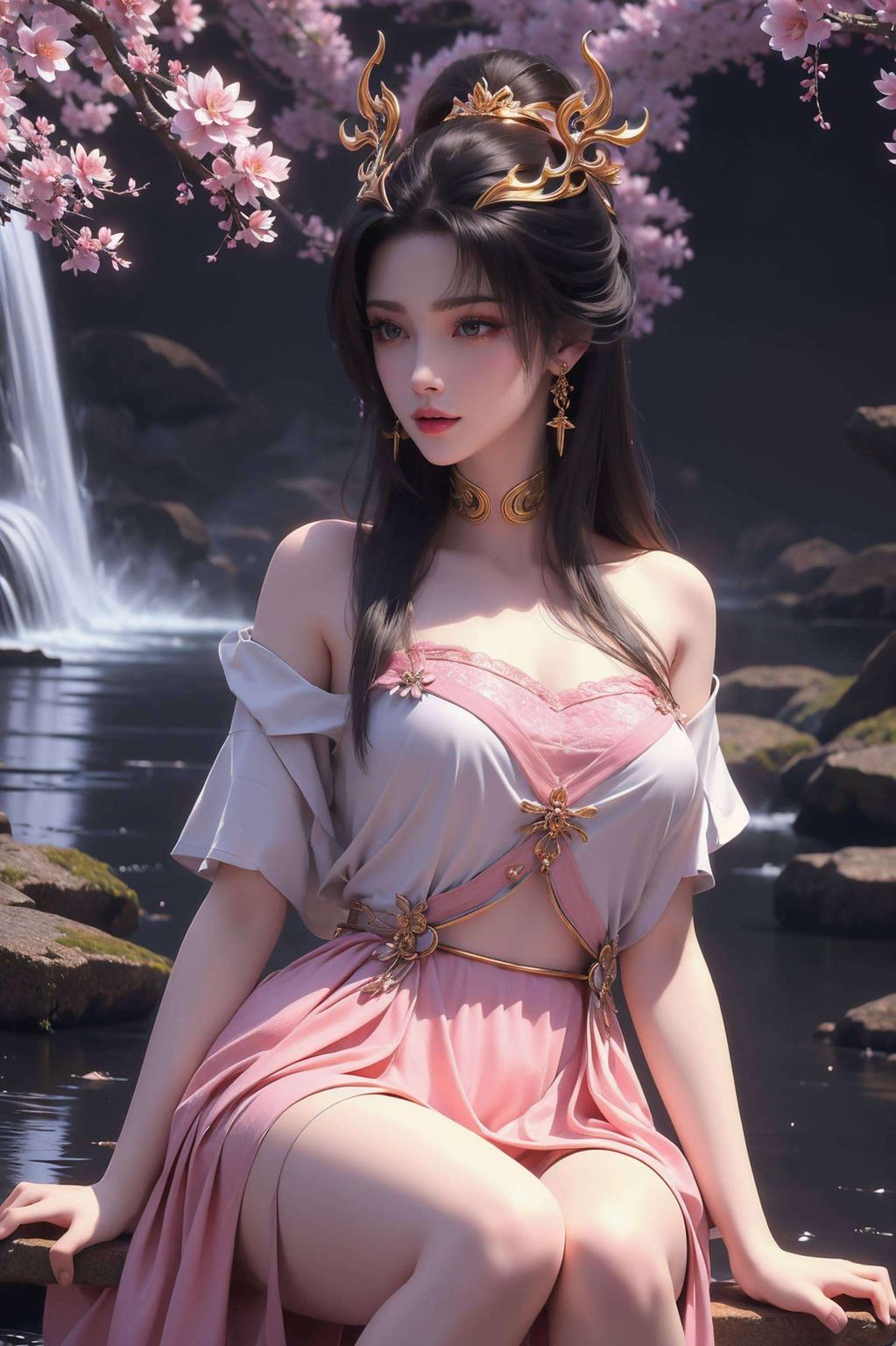 美图尽享仙子优雅姿态