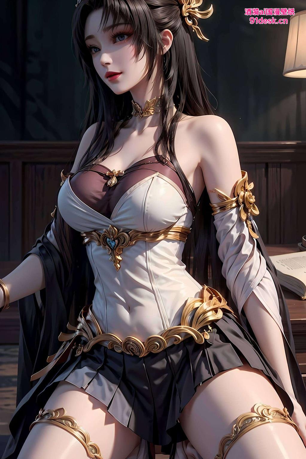 仿佛要从屏幕中跳出来这超高清的天狐仙子原图壁纸