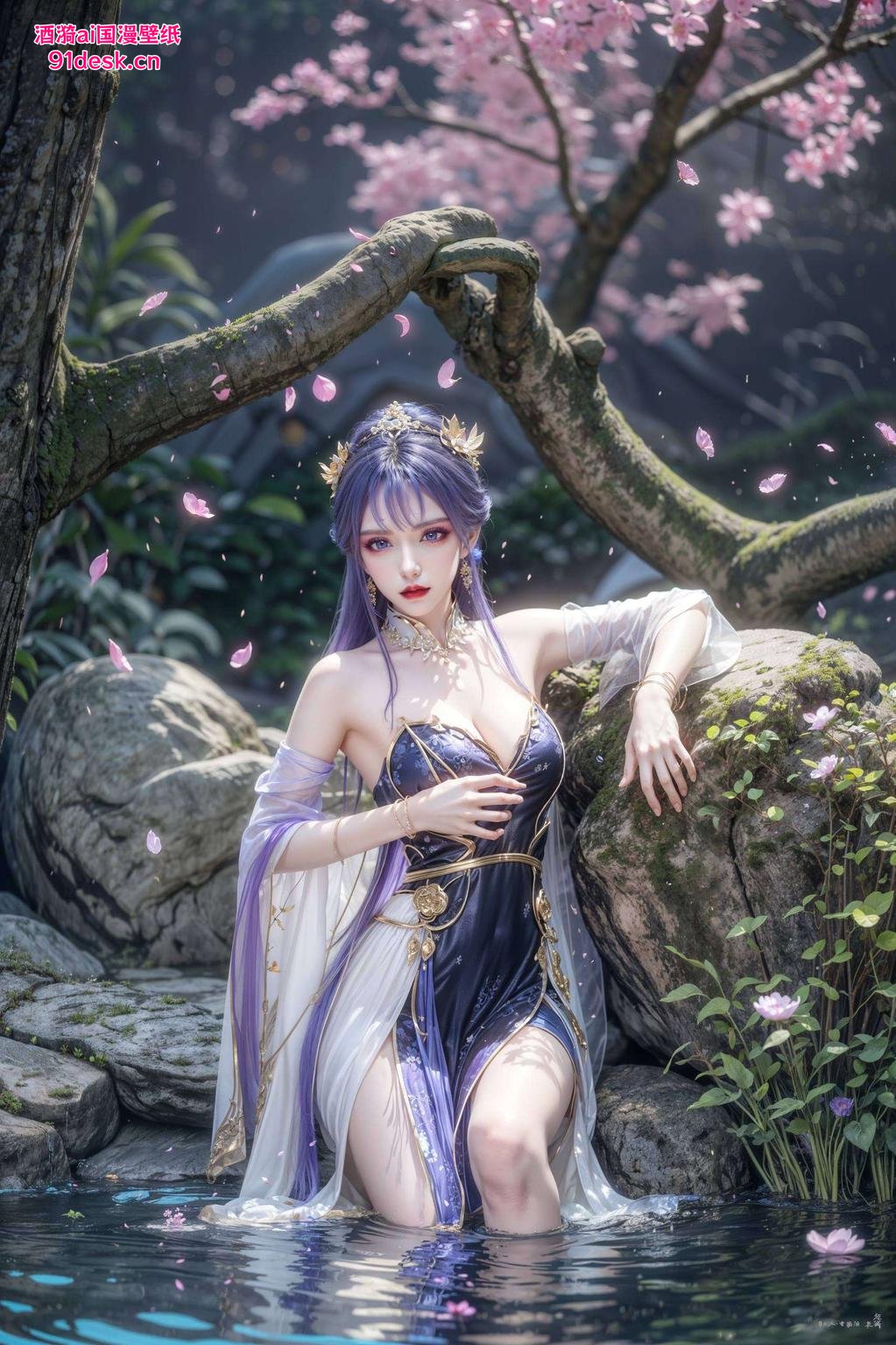 带你穿越古风世界尽在这张3D天穹长老高清壁纸！古典韵味