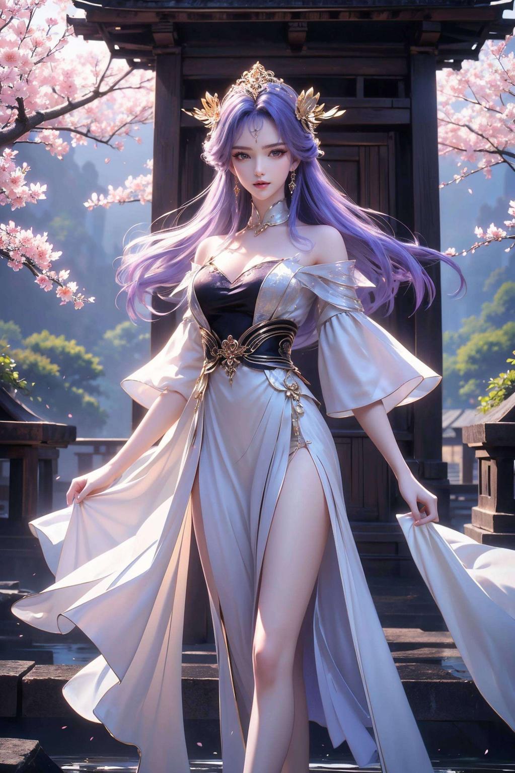 今天给大家带来一款超美的紫色免费壁纸紫色的云霞与星空交织