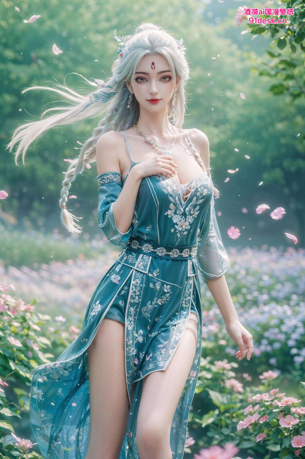 小白高清壁纸美腿如画心动中