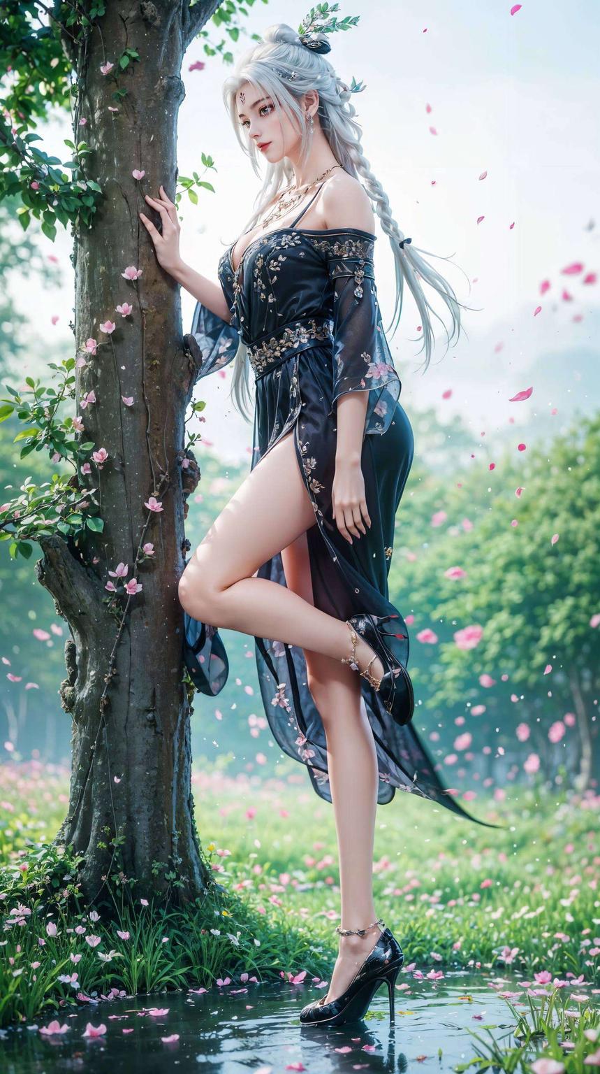 小白仙姿细腻描绘