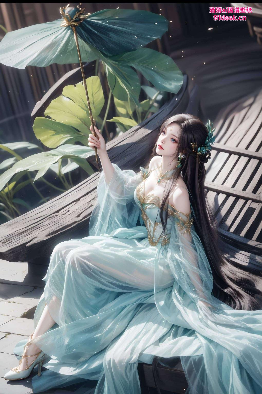 安卓艺术新风尚！绿意盎然萧薰儿清新绿意壁纸