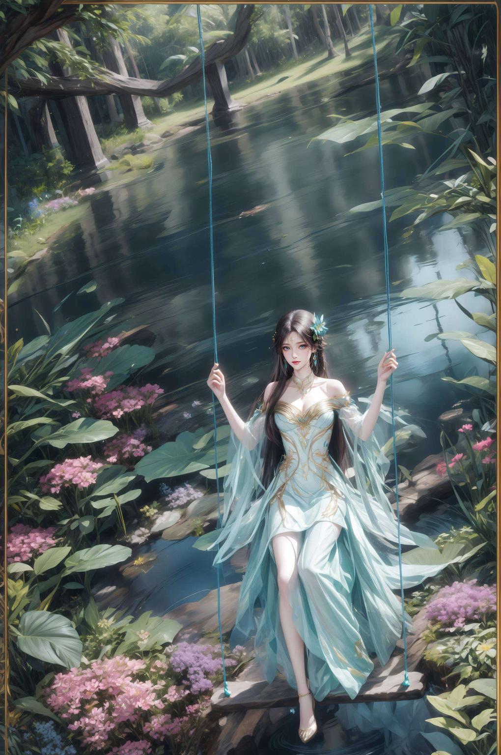 萧薰儿建模美图细腻画风