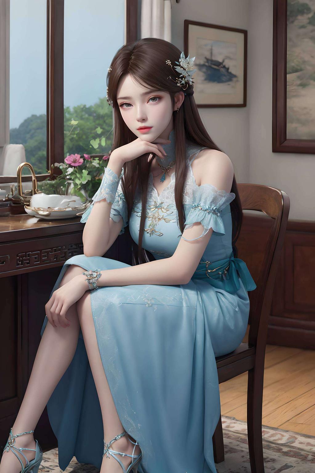 细节精致国漫女神萧薰儿超清壁纸