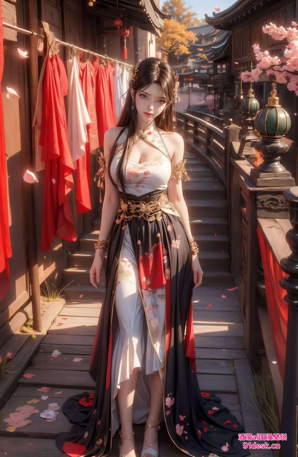 细腻笔触勾勒静态美电脑宽屏展现国漫女神风采