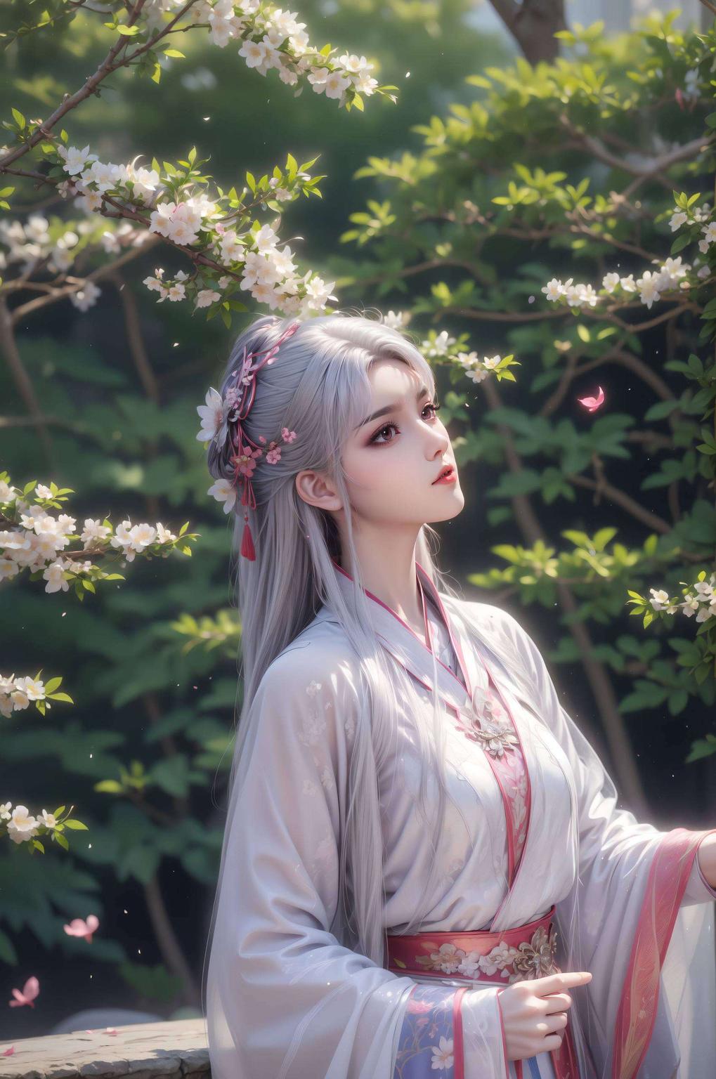 小医仙神秘优雅宛如游戏世界中的独特风景