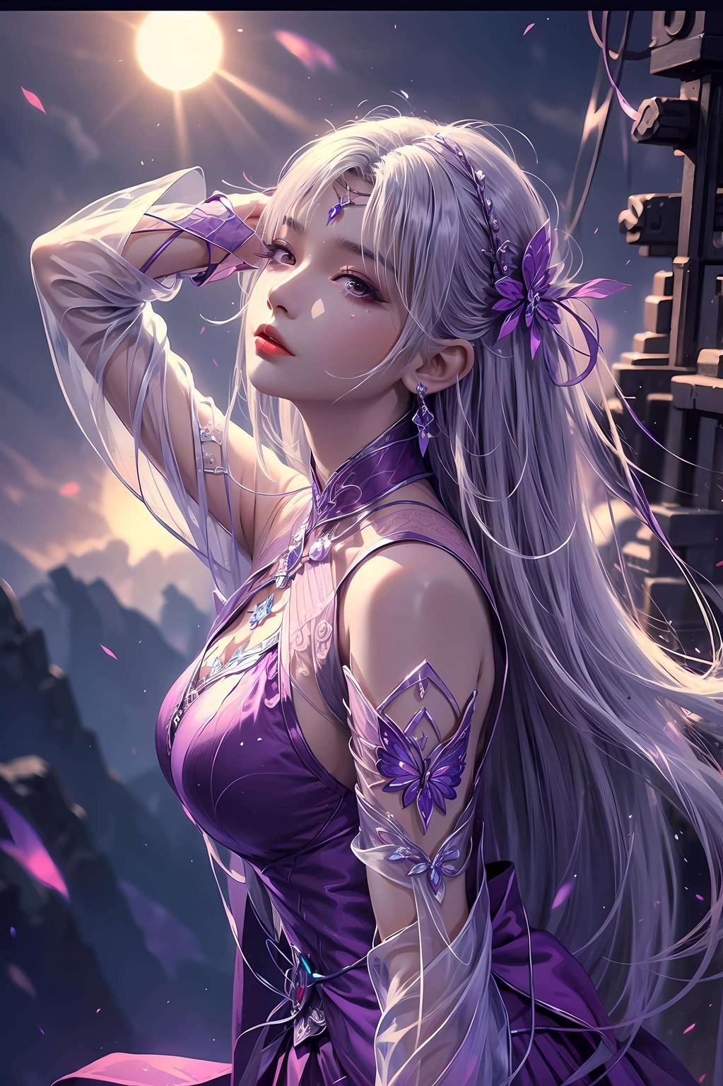 萧炎深情抱紧小医仙电脑桌面尽显风情